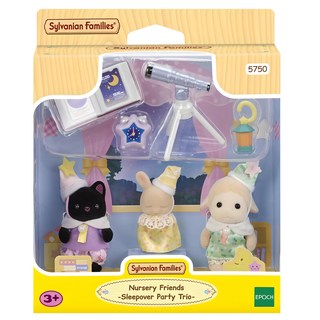EPOCH Sylvanian Families 森林家族 寶寶好朋友星座睡衣派對公仔組 5750, 1套