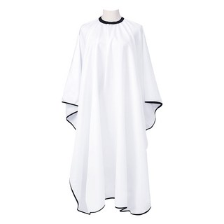 Free Walks 미용 커트보 고급 컷트보 화이트, 1개