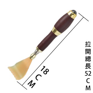 不求人抓癢棒伸縮棒 背部按摩器, 1個, 一般款, 沉穩咖