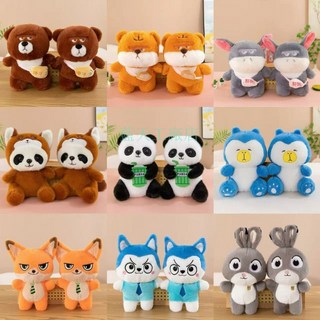 蓝天 八寸流量款批發8寸娃娃機公仔毛絨玩具娃娃精品抓機婚慶拋灑禮品, 臭豆腐,20cm-25cm左右, 1個