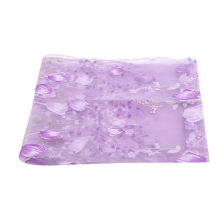 커튼현대 튤립 창 화면 거실 침실 문 주방 드레이프 홈 장식 용품