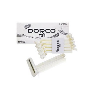 도루코 3중날 터치3 면도기 100개 휴대용 여행용 업소용 일회용, 도루코TD708N 일회용면도기 100개 휴대용 세면도구