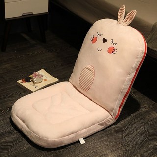 兒童單人沙發椅 懶人椅 閱讀角 飄窗 小沙發 可折疊, 1個, 兔子
