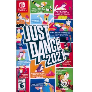 NS SWITCH 舞力全開 2021 中文版 Just Dance 2021 舞力全開21 腕帶 現貨全新 遊戲, 1個, 舞力全開2021中文亞版(英文封面)