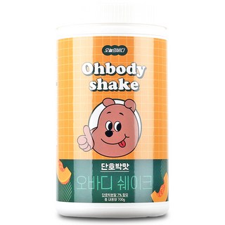 오늘의바디 오바디 단백질 쉐이크 단호박맛, 1개, 700g