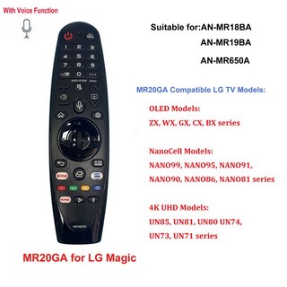 LG 스마트 TV용 보이스 매직 TV 리모컨 AN-MR18BA AN-MR19BA MR20GA AN-MR600 AN-MR650A 음성 매직 리모콘 신제품