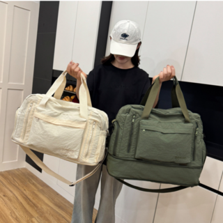 올데이픽 10포켓 여행용 확장형 대용량 보스턴백