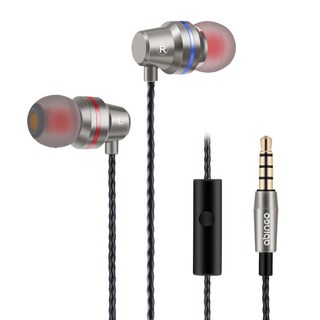 abingo賓歌 S500i 入耳式金屬耳機 - 手機耳機, 鈦金銀(深銀)