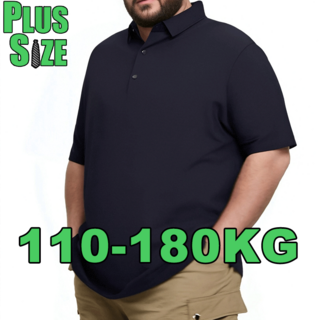 빅사이즈 남자티셔츠 4XL 5XL 6XL 7XL 남성 빅사이즈 아이스 폴로 티셔츠 운동복 남성티셔츠티 110-180KG