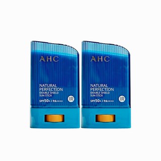 AHC 내추럴 퍼펙션 더블 쉴드 선스틱 SPF50+/PA++++, 22g, 2개
