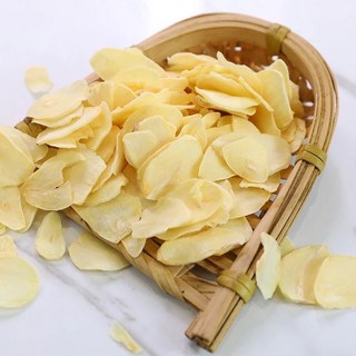 台灣上青香酥蒜片（直接食用）500克/1000克, 1個, 原味蒜頭片, 500g