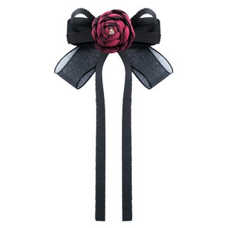 韓國小香風山茶花胸針領結，英倫風蝴蝶結襯衫領針，日系JK領帶配飾，桃園出貨