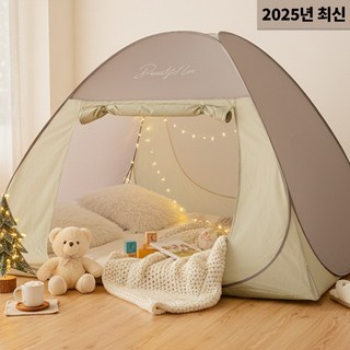 씽크라이프 양문형 원터치 난방텐트 실내 방한텐트 + 보관가방