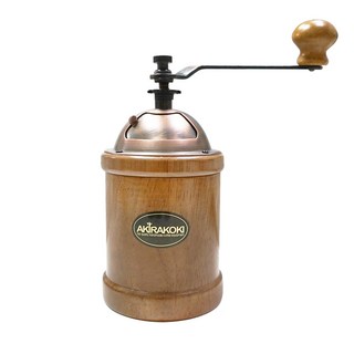 AKIRAKOKI A-12手搖磨豆機，手動咖啡豆研磨器，便攜式手搖磨豆機, 原木色, 1個, 5ml