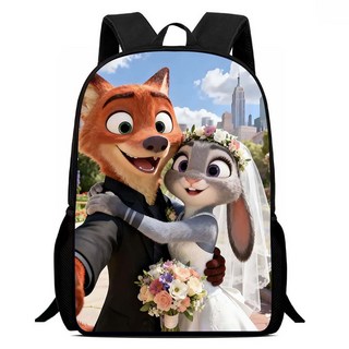Zootopia 2 瘋狂動物城2 書包 休閒 高顏值 耐磨 多功能 雙肩包, 15ZP023