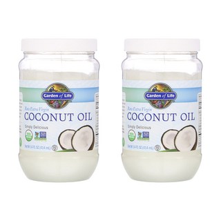 生命花園生特級初榨椰子油, 414毫升, 2個