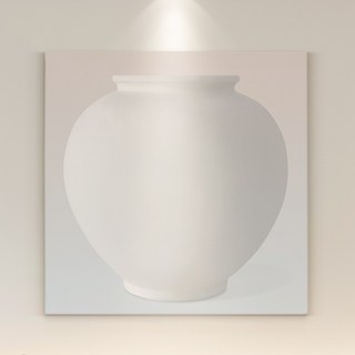 [인메이블] 복들어오는 다복 달항아리 그림 두꺼비집 가리개 액자 힐링 풍수 인테리어 현관 거실 집들이 선물, 08.일출 달항아리