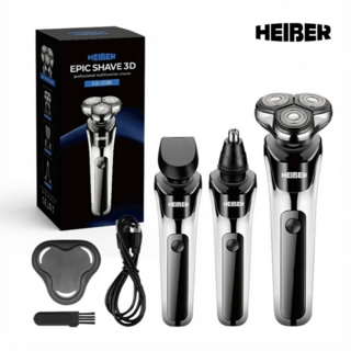 헬릭스케어 에픽쉐이브 남자 전기 면도기 충전식 생활방수 건식 습식 면도기