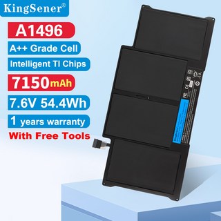 KingSener 새로운 노트북 배터리 A1496 MacBook Air 13 "A1466 2013/2014/2015 A1496 MD760LL / A MD761CH / A 7.6V, 검정 Black, 1개