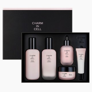 참존 참인셀 리추얼 5종 선물세트 (스킨+로션+크림+앰플+아이크림), 1세트