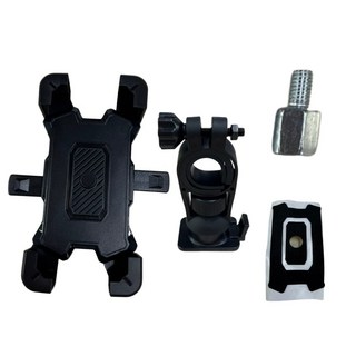 機車手機架 快取防水手機支架 後照鏡腳踏車手機架, (裸把款) 快取式手機支架