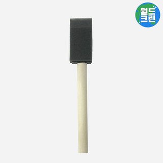 월드크린 폼브러쉬 1호 스펀지붓 도배 셀프 보수 페인트 인테리어 도구 용품, 1개