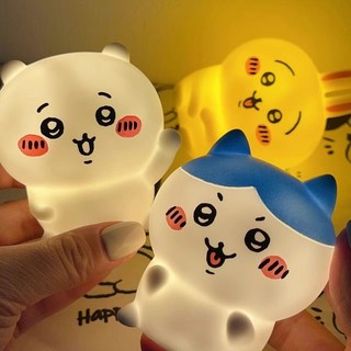 小八 創意可愛吉伊烏薩奇小夜燈 生日禮物送女生 睡眠夜用氛圍擺攤, 迷你可愛【吉伊小夜燈】,自帶電子 【2個裝】