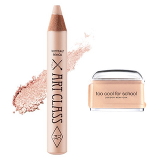 too cool for school 臥蠶筆 立體輪廓眼影筆 打亮 11 Dew Beige 原廠米色削筆器, 原廠米色削筆器+11 Dew Beige, 1個