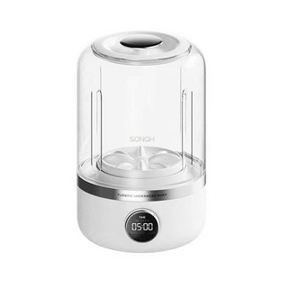 日本松禾SONGH 無線迷你洗衣機：USB充電便携式內衣褲清洗機, 1個, 白色 5000mah大容量+強勁電機, 白色-內衣洗衣機