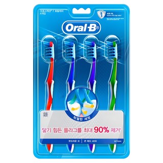 Oral-B 歐樂B 多動向全方位護理牙刷, 4支, 1組