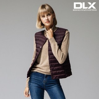 르까프 트레스패스 DLX 여성 에어히트 경량 조끼 버건디 2668466