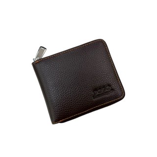 Lisanza King Polo 真皮短夾 零錢袋短夾 男生皮夾 拉鍊短夾 可放零錢