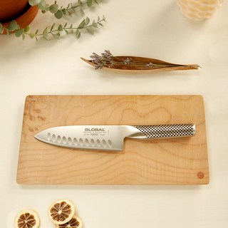 [정품] 글로벌나이프 G-84 미니 산도쿠 주방칼 16cm 딤플나이프 평생 AS, 1개, 실버
