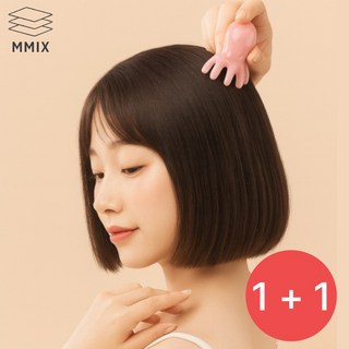 엠믹스 두피시원 괄사마사지기 문어괄사 1+1, 블랙골드, 1세트