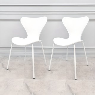 BF Company Seven 餐椅, 2個, 白色