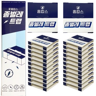 홈캅스 좀벌레 유인 트랩 가정용 옷장 가구 침대 주방 실버피쉬 퇴치 방충트랩, 20개, 1개입