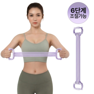 주니스 논슬립 홈트 스트레칭 밴드, 1개, 퍼플