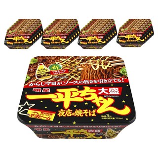 明星食品 日清製麵王 夜市日式炒麵 加量碗, 24入