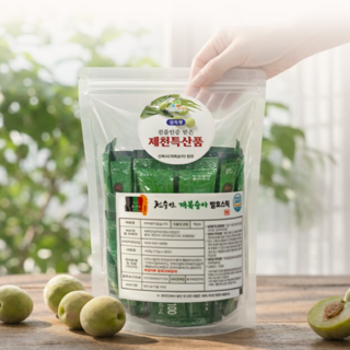 [실속형] 천수인 개복숭아발효스틱 30/50/100포 - 발효 효소 엑기스, 100개, 15g