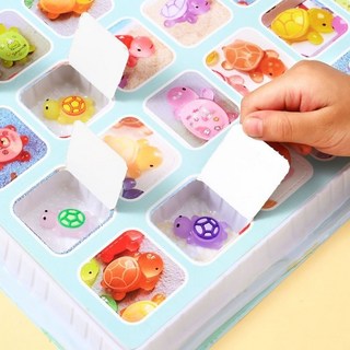 40洞小烏龜洞洞樂夜光盲盒獎勵小朋友獎品擺地攤學校驚喜盲袋禮物, 1個, 敦裝小烏龜夜光【3】,2025最新款夜光烏龜