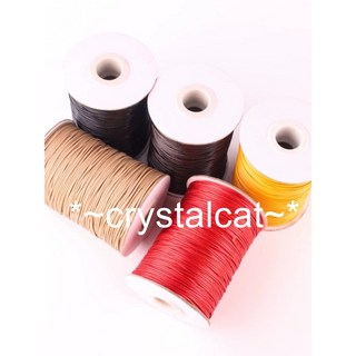 韓國蠟線DIY 1mm/1.5mm/2mm 約20米 火山石薰香石琉璃珠適用, 1個, 卡其色2mm圖5, 卡其色