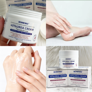 DERMFREE 유리아 크림 고보습 우레아 크림 풋크림 유레아 크림 뒷꿈치 유리아 요소 크림 피부연화제 유리아크림 각질 보습, 1개입, 1개, 100ml