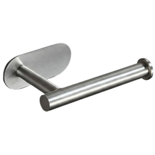 브랜스 올스텐 무타공 심플 휴지걸이, 실버, 1개