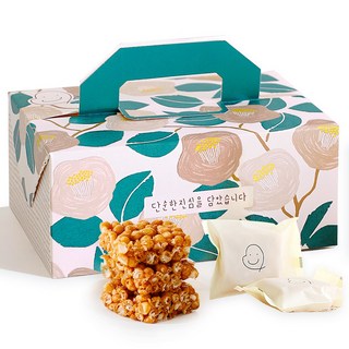 촉촉쫀득 단순한진심 100%우리쌀조청 말랑쫀득 수제오란다 플레인, 10개, 23g