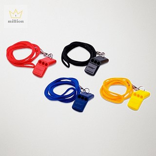 응원 안전 호루라기 호각 목걸이줄 심판 스포츠 호신용 12개