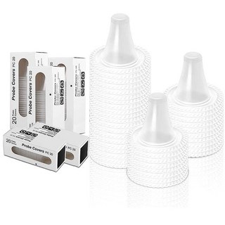 500X 귀 온도계 프로브 커버 리필 캡 렌즈 필터 브라운 온도계와 호환되는 BPA 프리 일회용 디지털 IRT 6520 IRT6020 IRT6500 시리즈용 [호환], 800