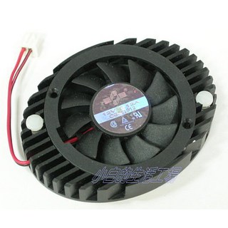 小白的生活工場 小2pin接頭顯卡散熱器 適用於FX5200以下等級顯卡, 1個