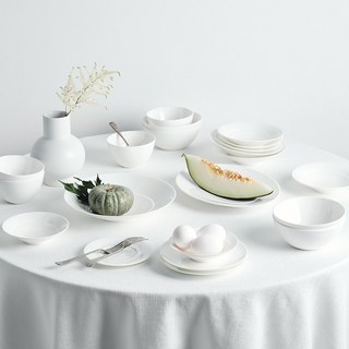 한국도자기 화이트블룸 식기세트 그릇세트 홈세트 4인조 20p, 1개