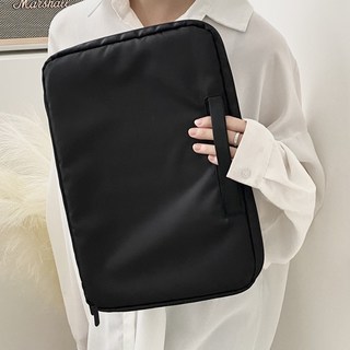 시그무드 노트북 파우치 케이스 슬리브, 블랙, 1개