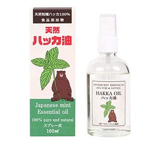 일본 천연 박하유 스프레이 100ml 탈취제 모기 퇴치제 등 다양한 활용, 1개